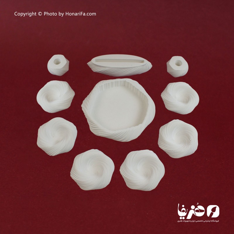 ست هفت سین سنگی مدل حصیری