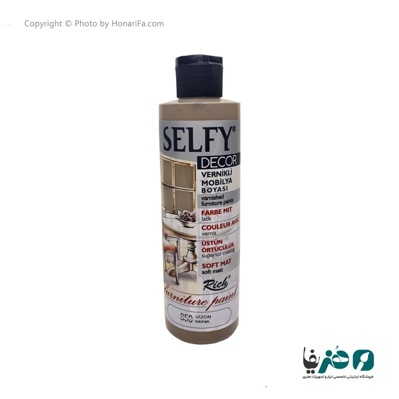 رنگ سلفی دکور ریچ مدل 850 حجم 240 میلی لیتر