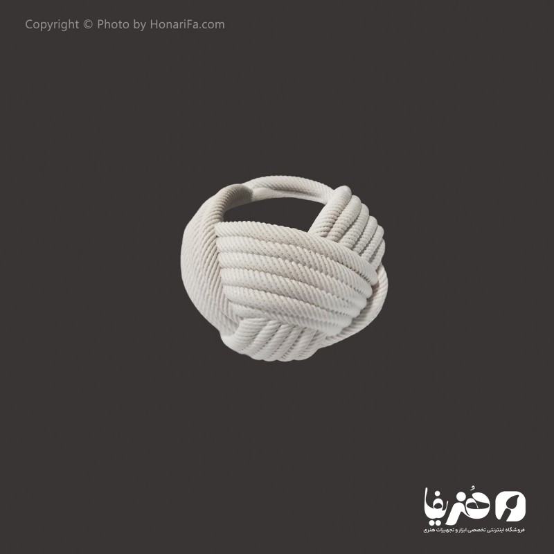 گلدان پلی استر مدل طنابی کد T2