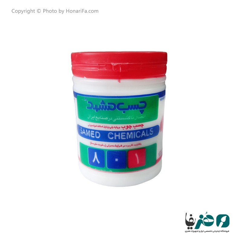 چسب چوب مشهد مدل 801 حجم 1000 میلی لیتر