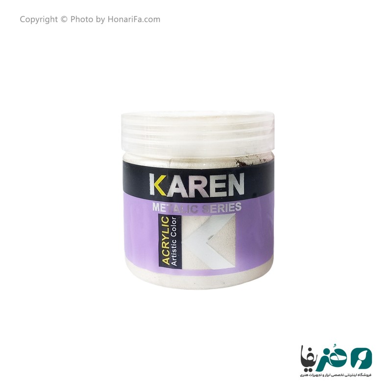 رنگ اکریلیک صدفی بژ کارن حجم 250 میلی لیتر