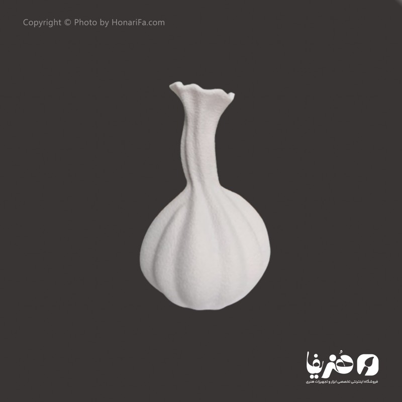 گلدان پلی استر مدل شیپوری تکسچری کد 1