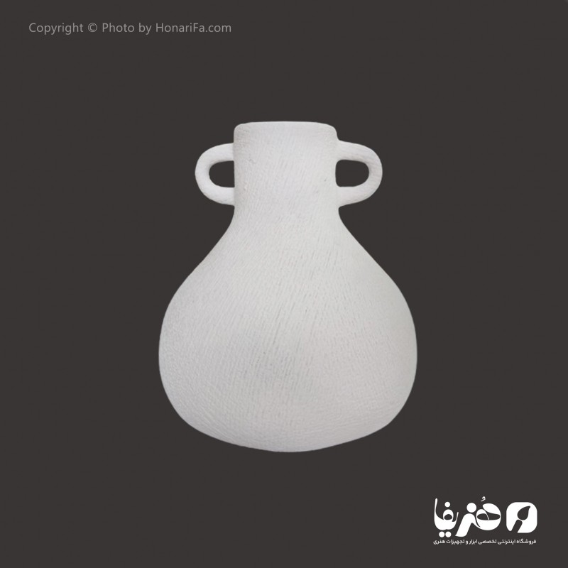 گلدان پلی استر مدل دو حلقه ای تپل