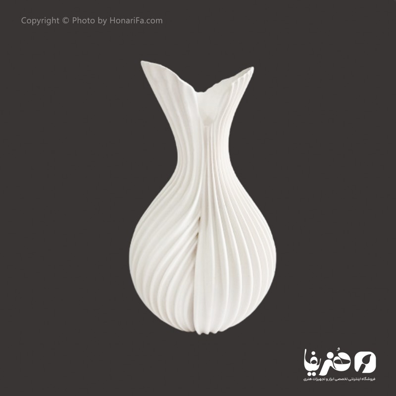 گلدان پلی استر مدل چاک دار