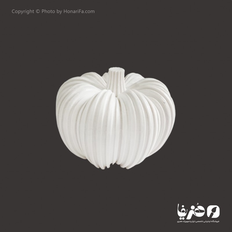 دکوری پلی استر طرح کدو شیاردار 9 سانتی متر