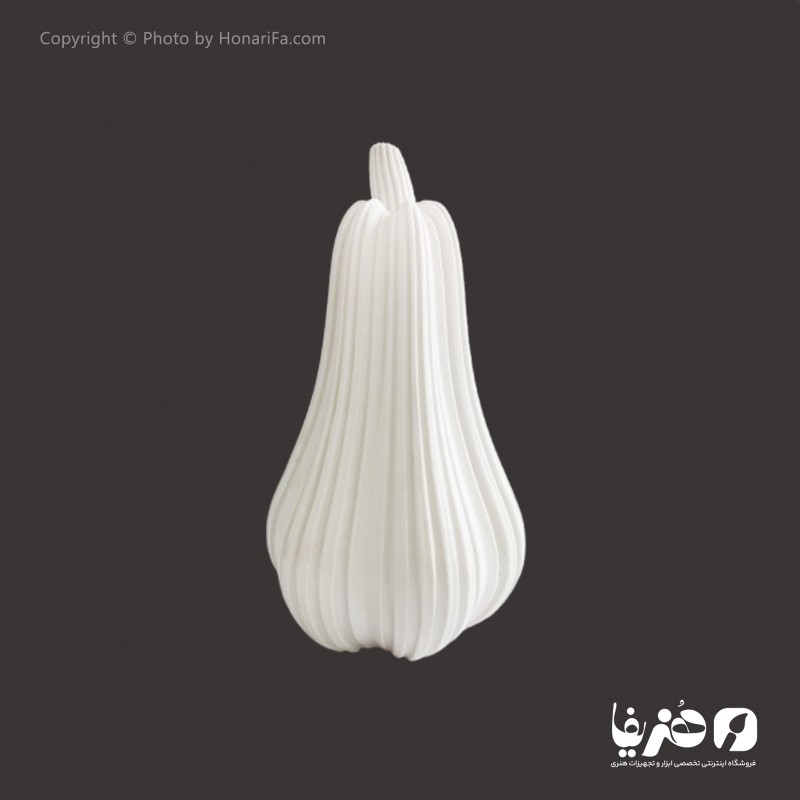 دکوری پلی استر طرح کدو شیاردار 14 سانتی متر