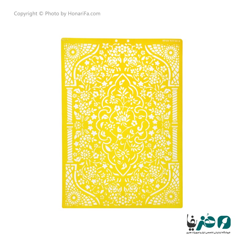 شابلون استنسیل طرح فرش پرشین کد 6 سایز 50x70 سانتی متر