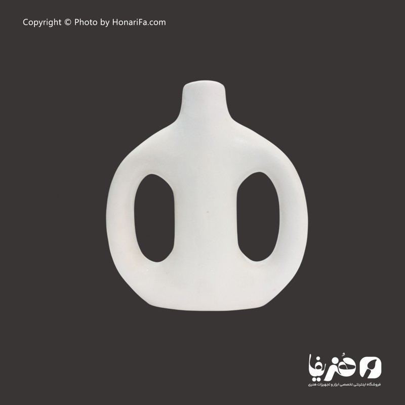 گلدان پلی استر مدل دسته دار مدرن کد 1