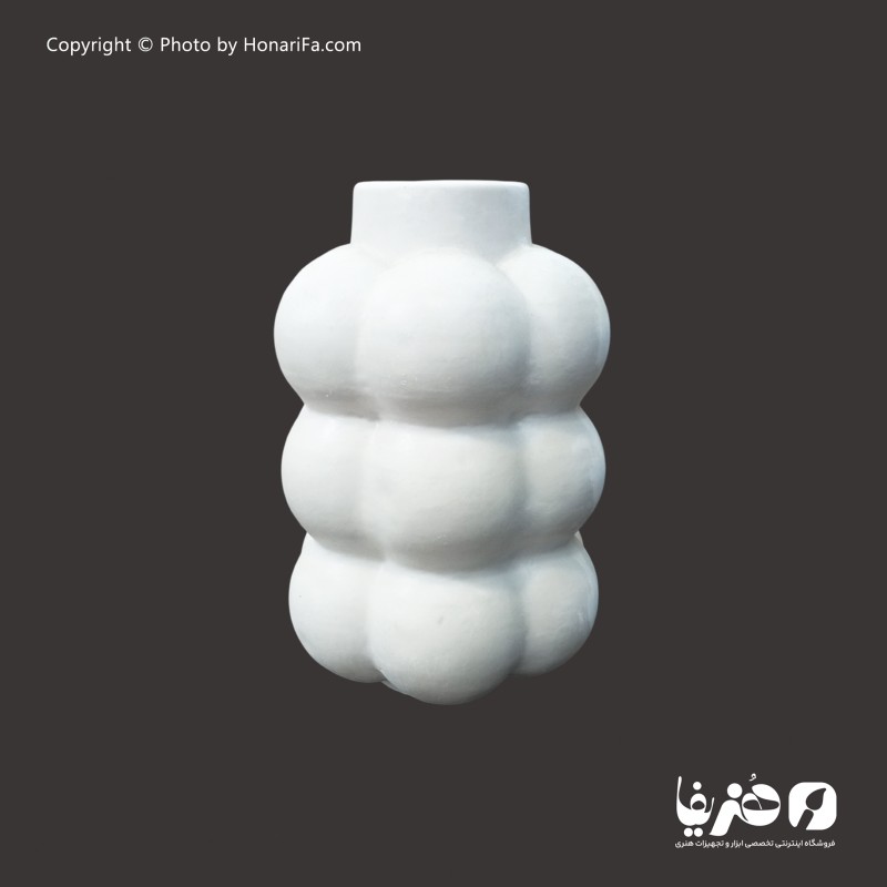 گلدان پلی استر مدل حبابی