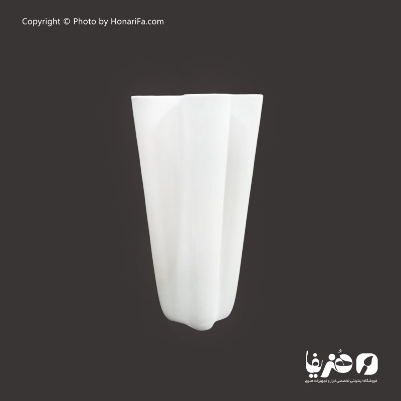 گلدان پلی استر مدل پنج پر 20 سانتی متری