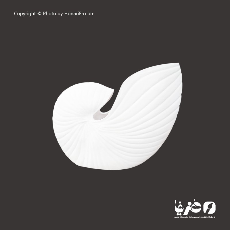 گلدان پلی استر طرح حلزونی