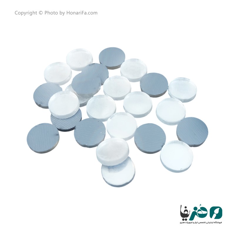 مجموعه 40 عددی آینه لیپان آرت مدل دایره 1 سانتی متر