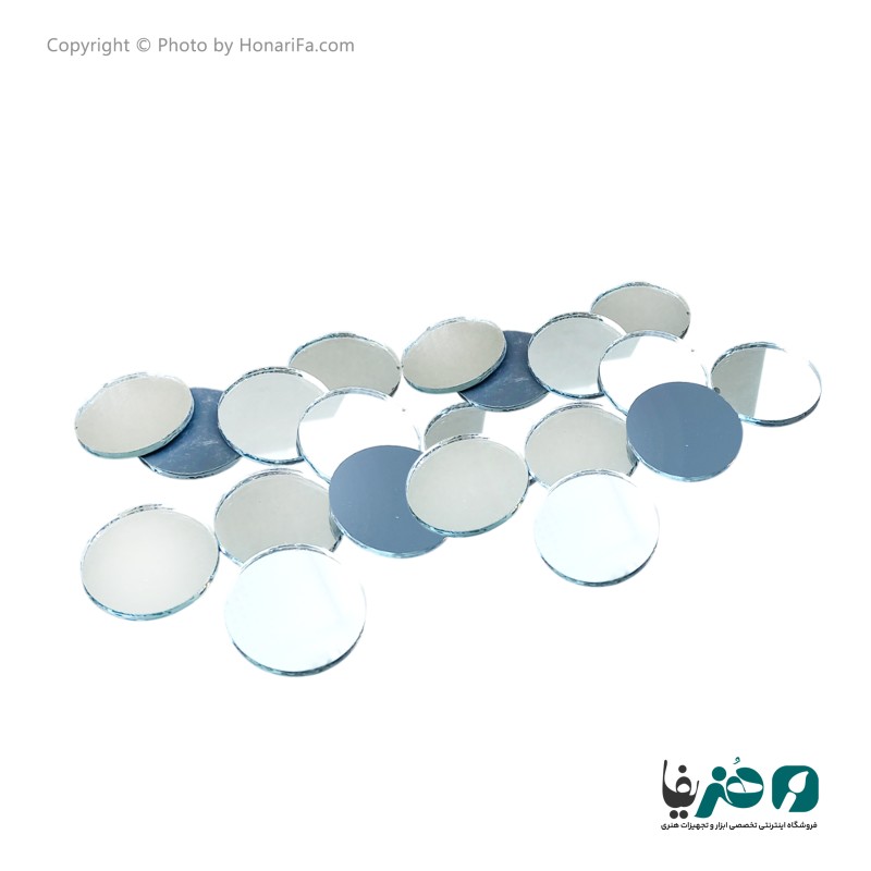 مجموعه 40 عددی آینه لیپان آرت مدل دایره 3 سانتی متر