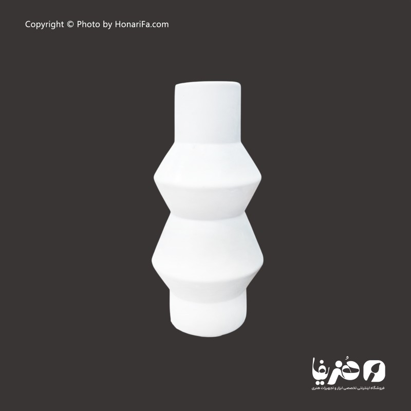گلدان پلی استر طرح طبقه ای مدرن