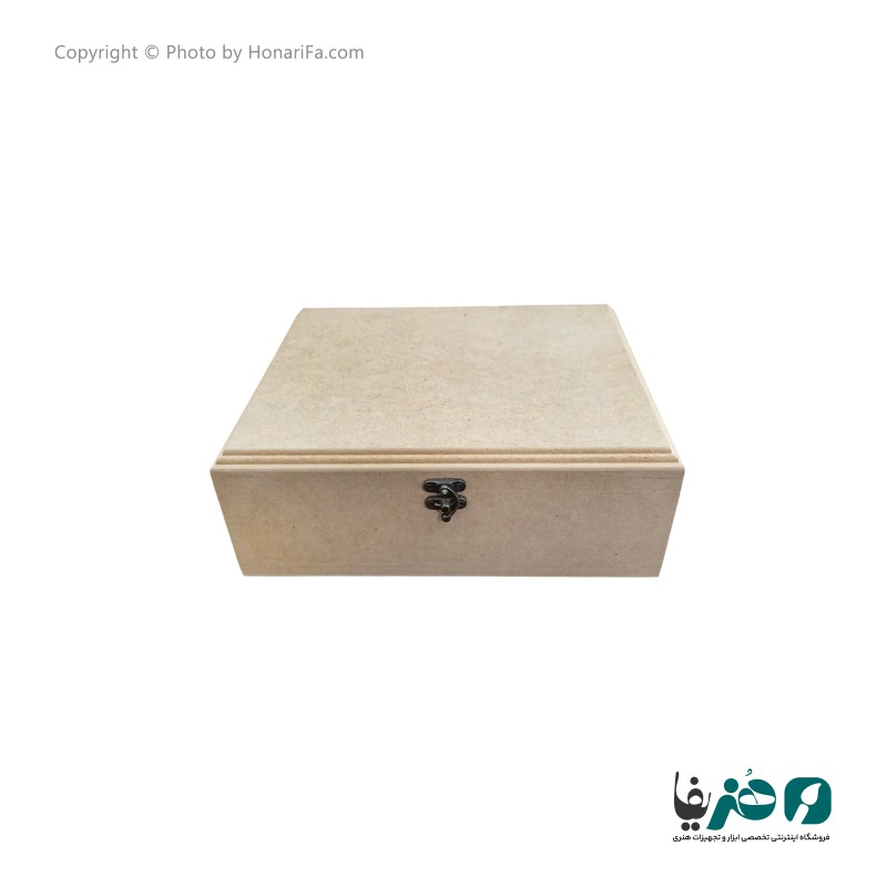 جعبه چوبی مستطیل 25x20 سانتی متری کد 559B