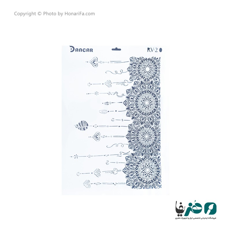 شابلون استنسیل طرح لیپان آرت کد 2 سایز 80x60 سانتی متر