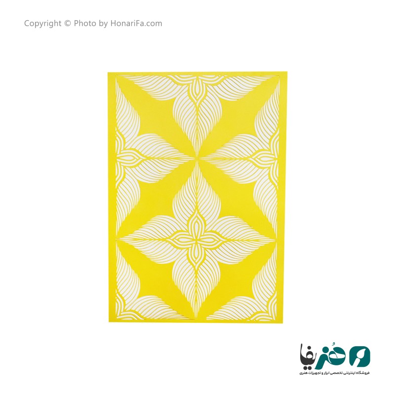 شابلون استنسیل طرح گلبرگ سایز 50x70 سانتی متر
