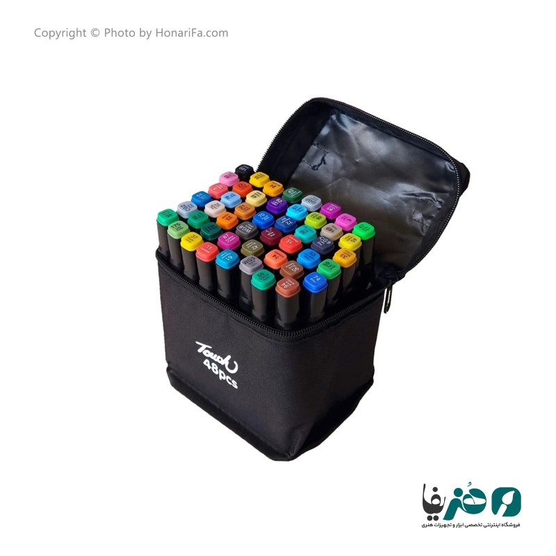 ماژیک راندو نیو تاچ بسته 48 رنگ دوسر براش