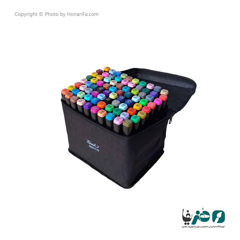 ماژیک راندو نیو تاچ بسته 80 رنگ دوسر براش
