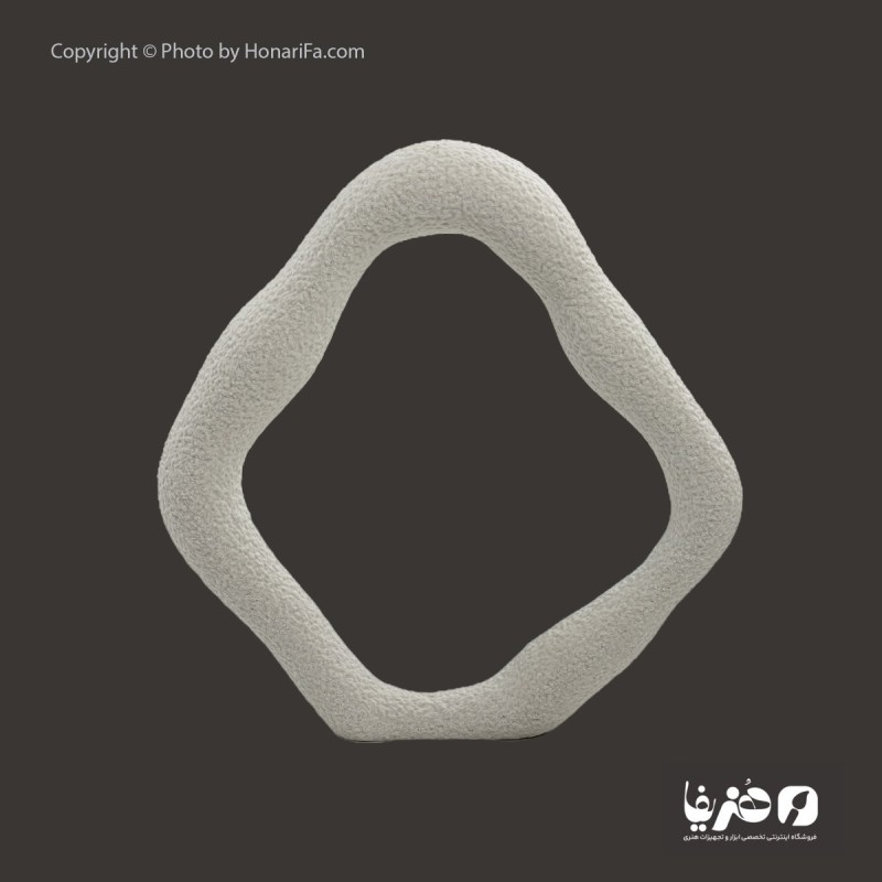 قاب آینه مدرن تکسچری پلی استر سایز 22×23 سانتی متر