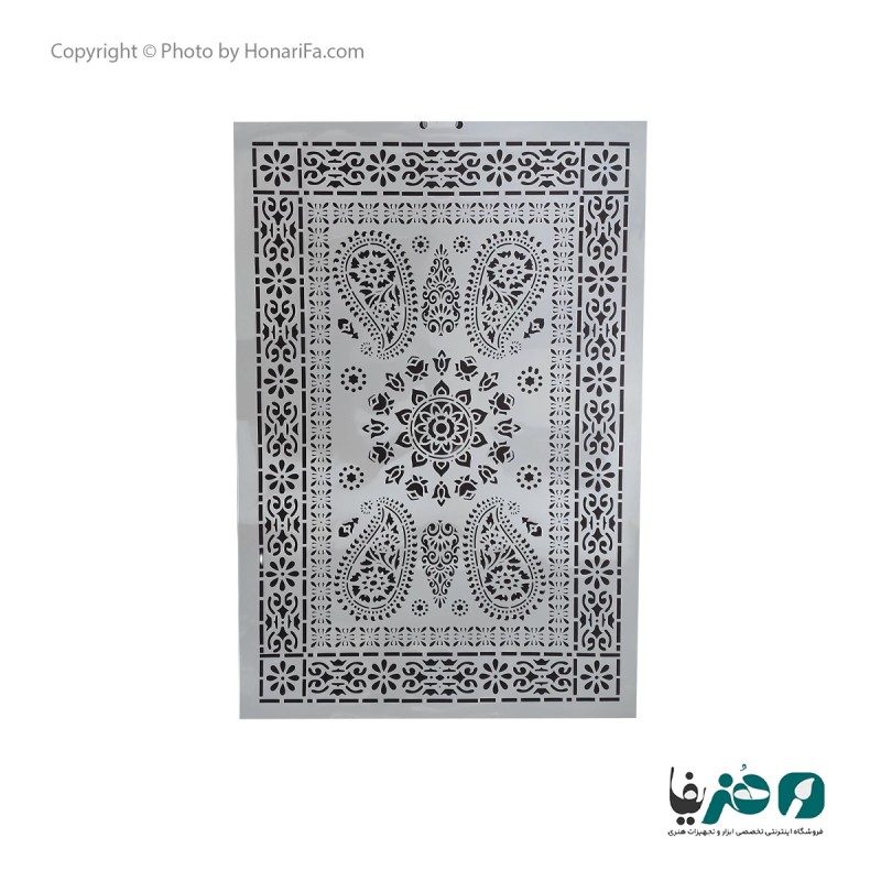 شابلون طرح فرش لیپان آرت کد 3 سایز 120x80 سانتی متر