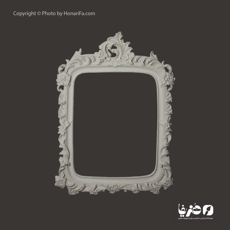 قاب پلی استر اسلیمی طرح گل سایز 26×37