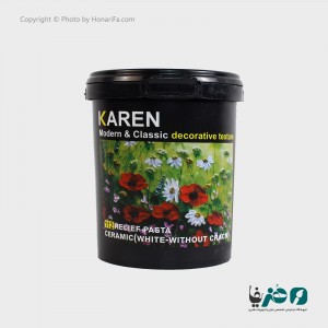 خمیر تکسچر سرامیک کارن کد 112 حجم 1 کیلوگرم