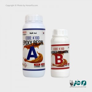 رزین اپوکسی K100 نیمه غلیظ حجم 1000 گرم