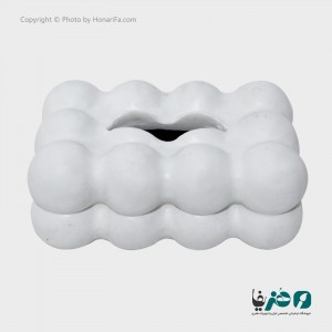 جا دستمالی پلی استر طرح حبابی کد 802