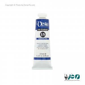 رنگ روغن وستا مدل Cobalt Blue Hue 15 حجم 37 میلی لیتر