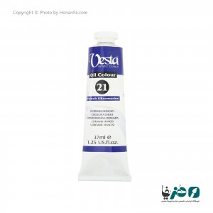 رنگ روغن وستا مدل French Ultramarine 21 حجم 37 میلی لیتر