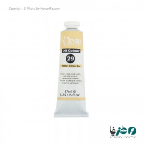 رنگ روغن وستا مدل Naples Yellow Hue 29 حجم 37 میلی لیتر