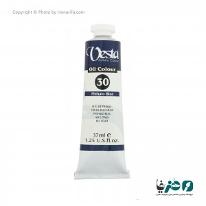رنگ روغن وستا مدل Phthalo Blue 30 حجم 37 میلی لیتر
