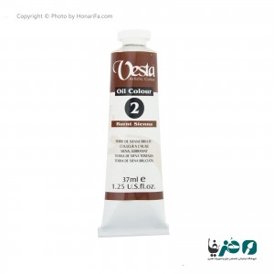 رنگ روغن وستا مدل Burnt Sienna 2 حجم 37 میلی لیتر