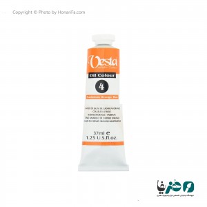 رنگ روغن وستا مدل Cadmium Orange Hue 4 حجم 37 میلی لیتر