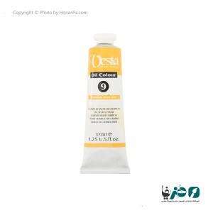 رنگ روغن وستا مدل Cadmium Yellow Hue 9 حجم 37 میلی لیتر