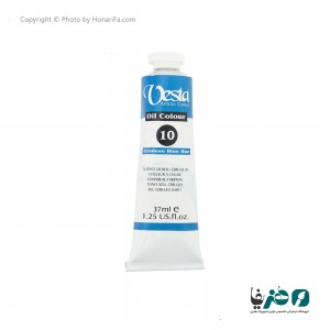 رنگ روغن وستا مدل Cerulean Blue Hue 10 حجم 37 میلی لیتر