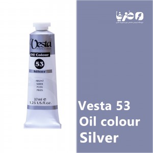 رنگ روغن وستا مدل Silver 53 حجم 37 میلی لیتر