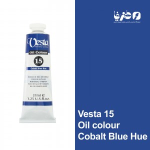 رنگ روغن وستا مدل Cobalt Blue Hue 15 حجم 37 میلی لیتر