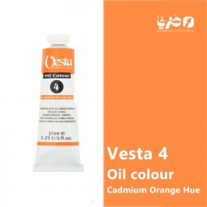 رنگ روغن وستا مدل Cadmium Orange Hue 4 حجم 37 میلی لیتر