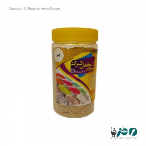 پودر مخمل بژ مدل دلوان وزن 60 گرمی