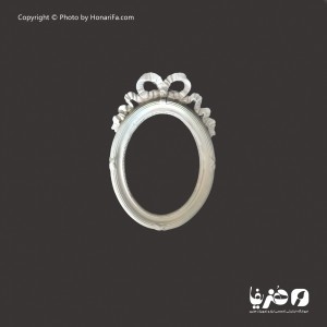 قاب پلی استر بیضی طرح پاپیون