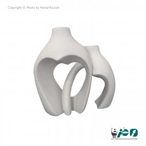 گلدان پلی استر مدل قلبی