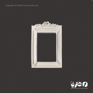 قاب دور آینه پلی استر طرح مستطیل عمودی 13x18 سانتی متری