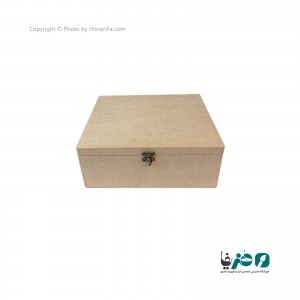 جعبه چوبی مستطیل 25x20 سانتی متری