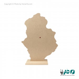 بیس چوبی ساعت رومیزی دفرمه