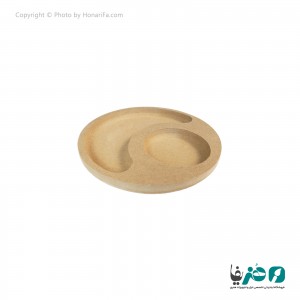 زیر لیوانی چوبی دو خانه