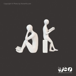 مجموعه 2 عددی هولدر کتاب پلی استر طرح کتابخوان