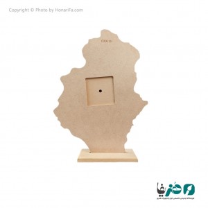 بیس چوبی ساعت رومیزی دفرمه