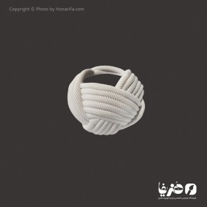 گلدان پلی استر مدل طنابی کد T2